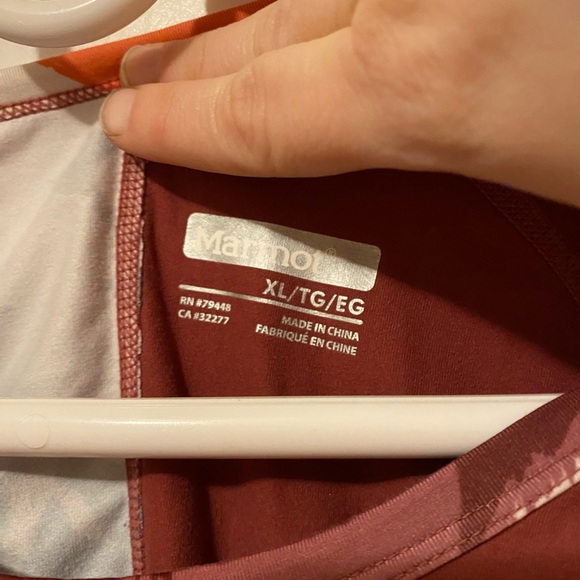 Marmot Lana Long-sleeve Crew - Size XL - Dry Rose/Multi Pop Camo - Picture 3 of 5